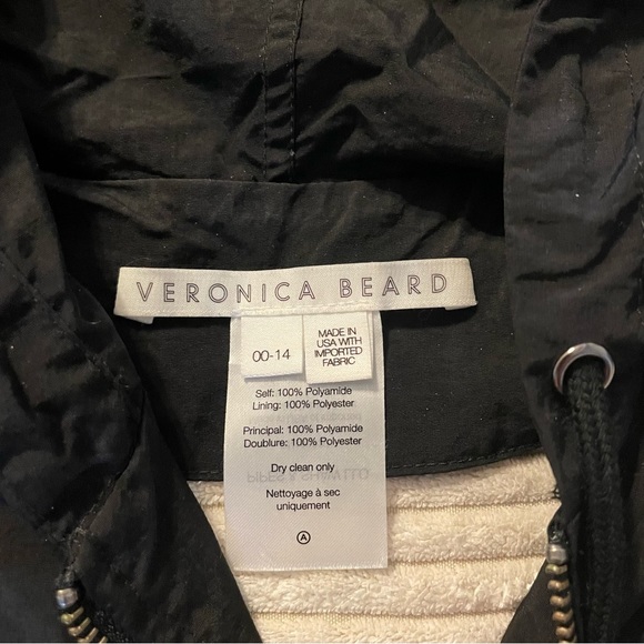 Veronica Beard Hoodie Dickey Jacket Insert Black Size 00-14 - Picture 6 of 6